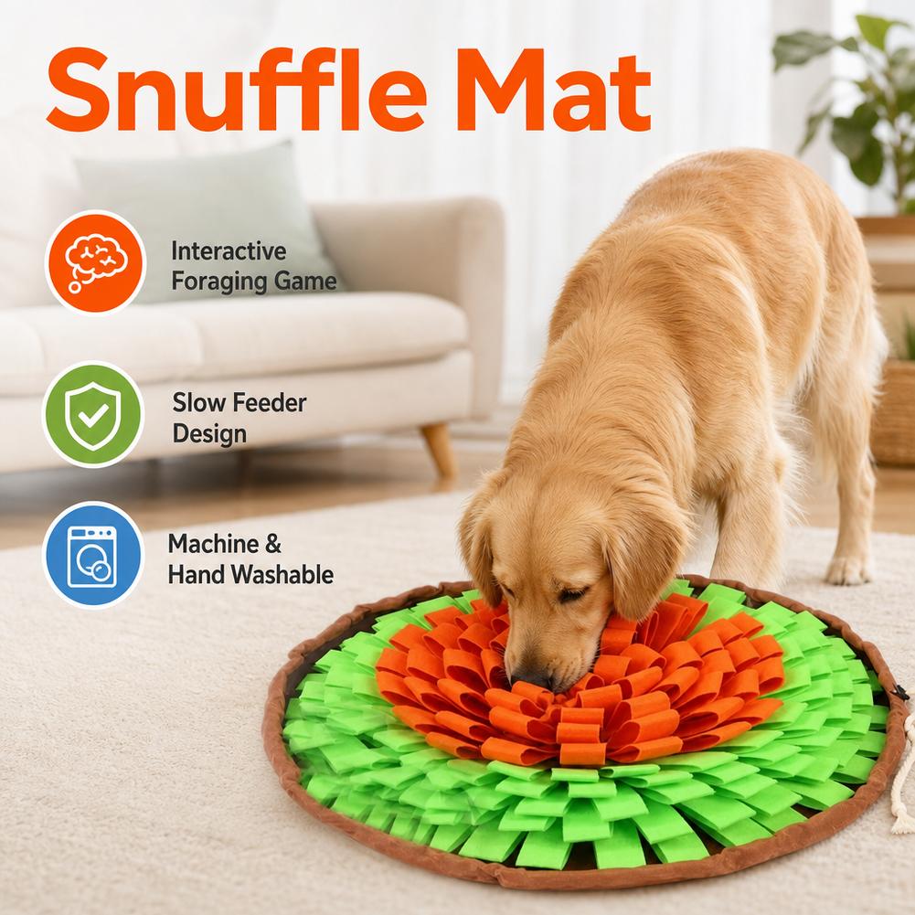 Dog Snuffle Mat Interactive Fe - Dog Puzzle Feeder Toy 评论和价格